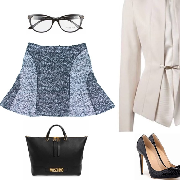 H&M NWT B&W Trumpet Skirt - Picture 5 of 6